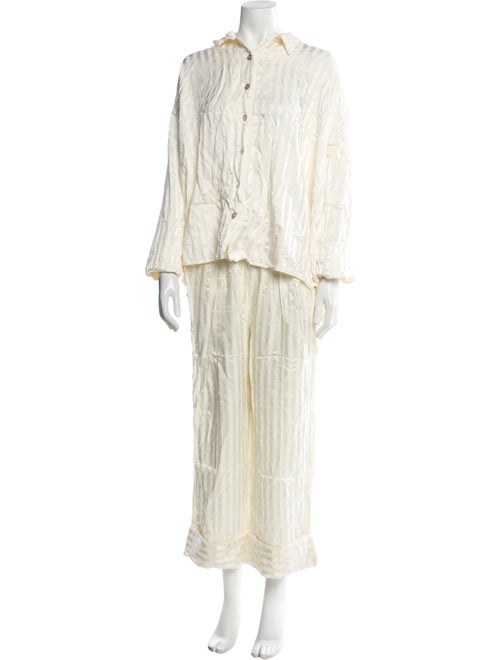 Sleeper Striped Embroidered Accent Set