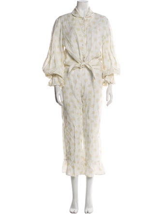 Sleeper Linen Floral Print Set