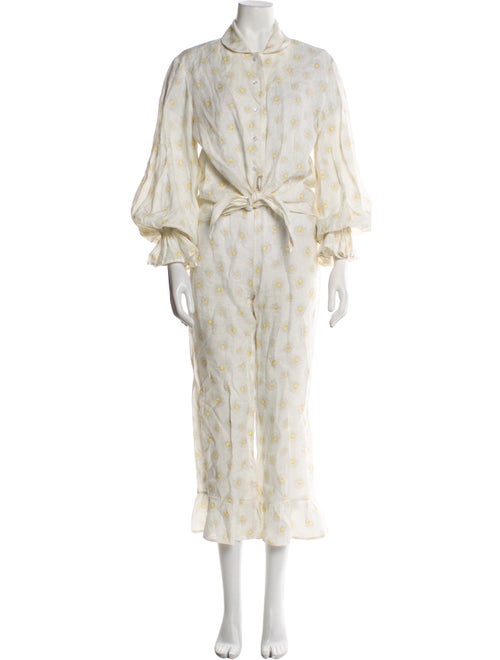 Sleeper Linen Floral Print Set