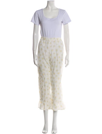 Sleeper Linen Floral Print Set