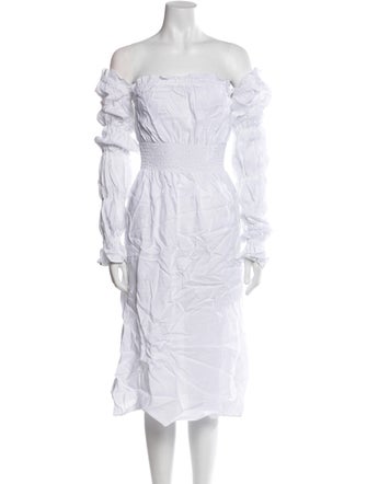 Sleeper Linen Knee-Length Dress