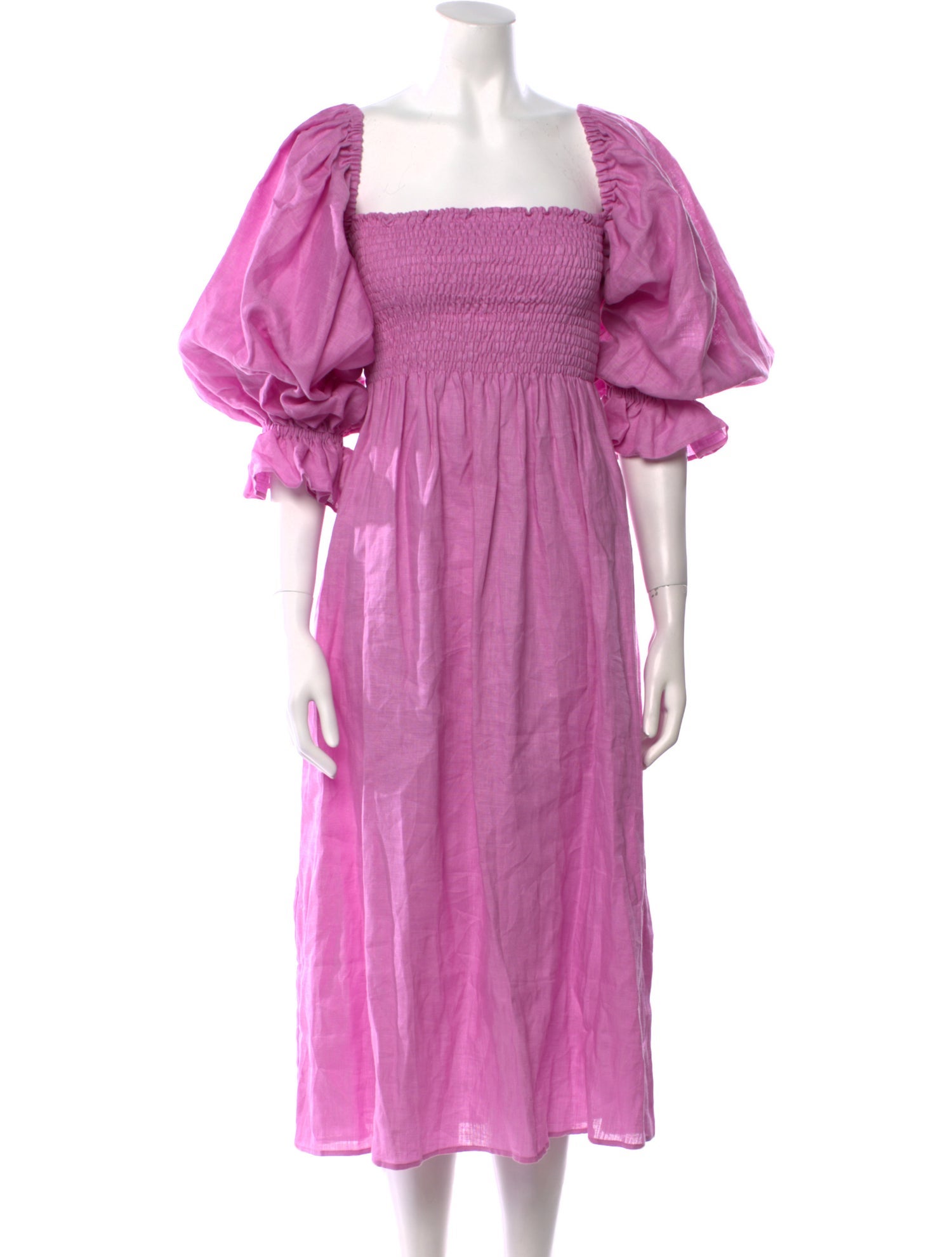 Sleeper Linen Midi Length Dress