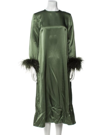 Sleeper Feather Trim Nightgown