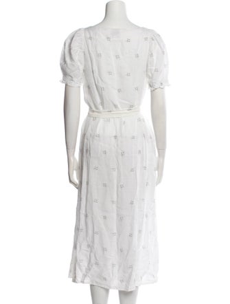 Sleeper Linen Midi Length Dress