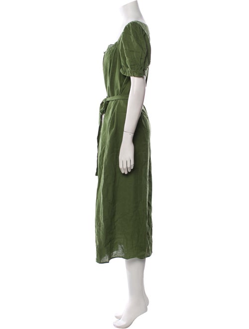 Sleeper Linen Midi Length Dress