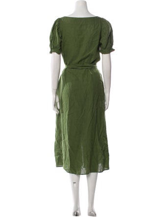 Sleeper Linen Midi Length Dress