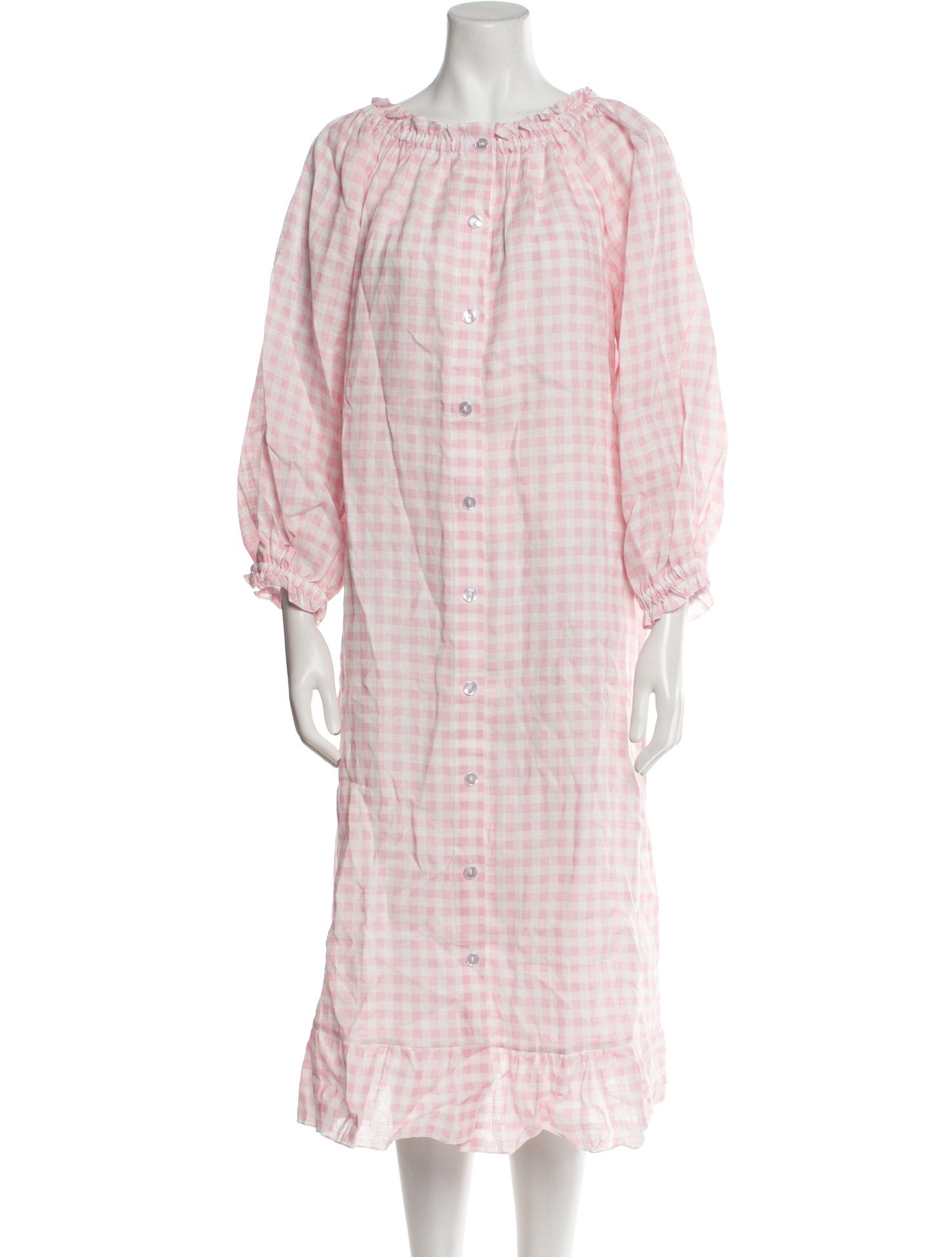 Sleeper Linen Plaid Print Pajamas w/ Tags