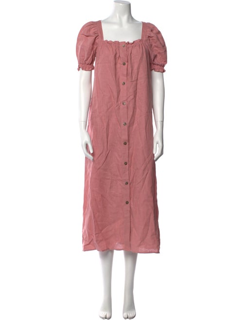 Sleeper Linen Midi Length Dress