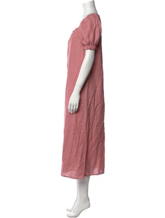 Sleeper Linen Midi Length Dress