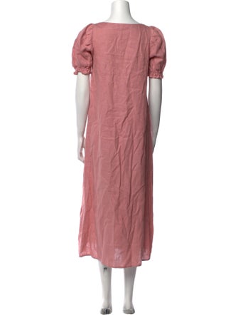 Sleeper Linen Midi Length Dress