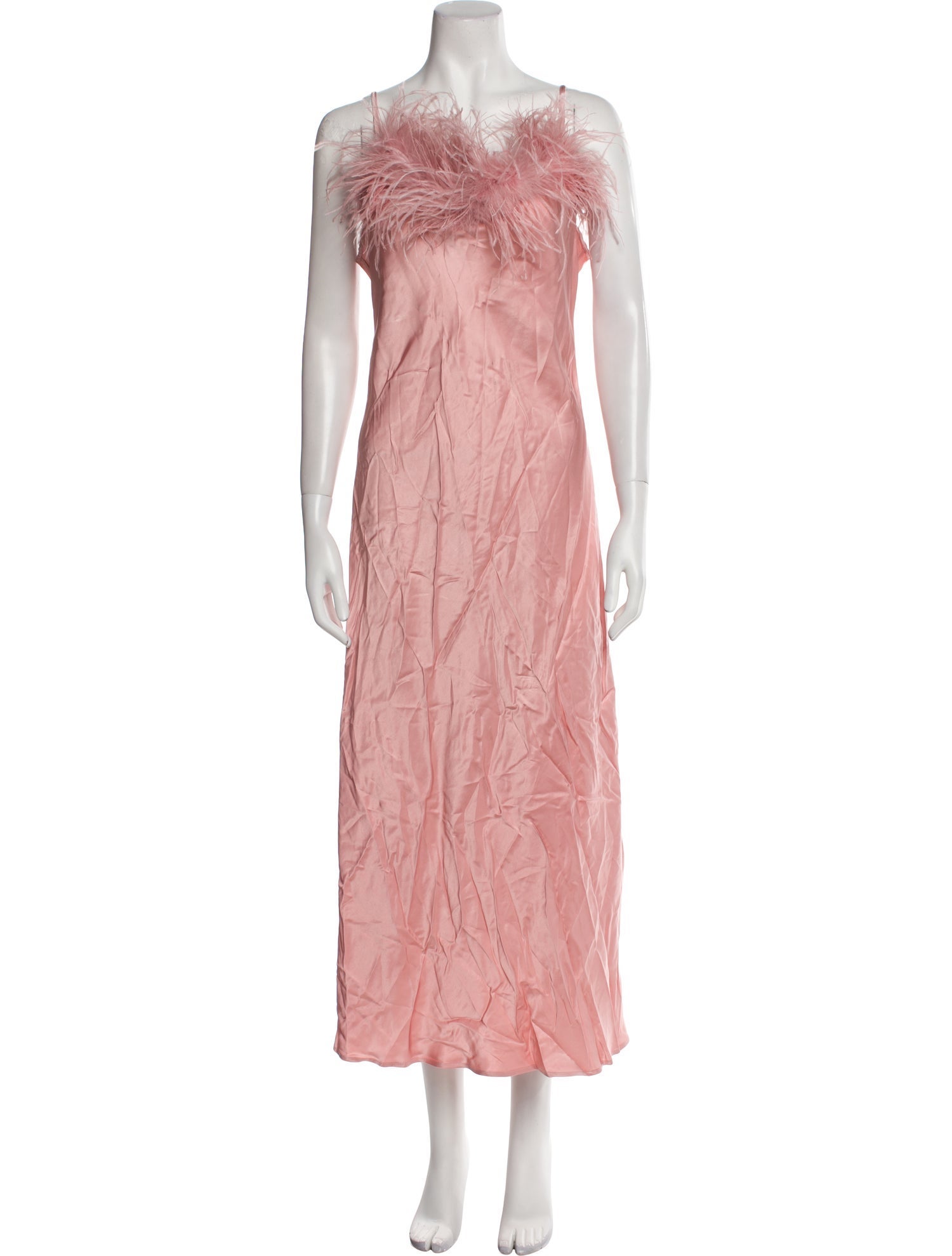 Sleeper Square Neckline Long Dress