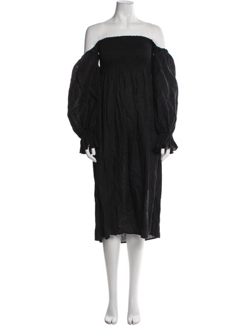 Sleeper Linen Midi Length Dress