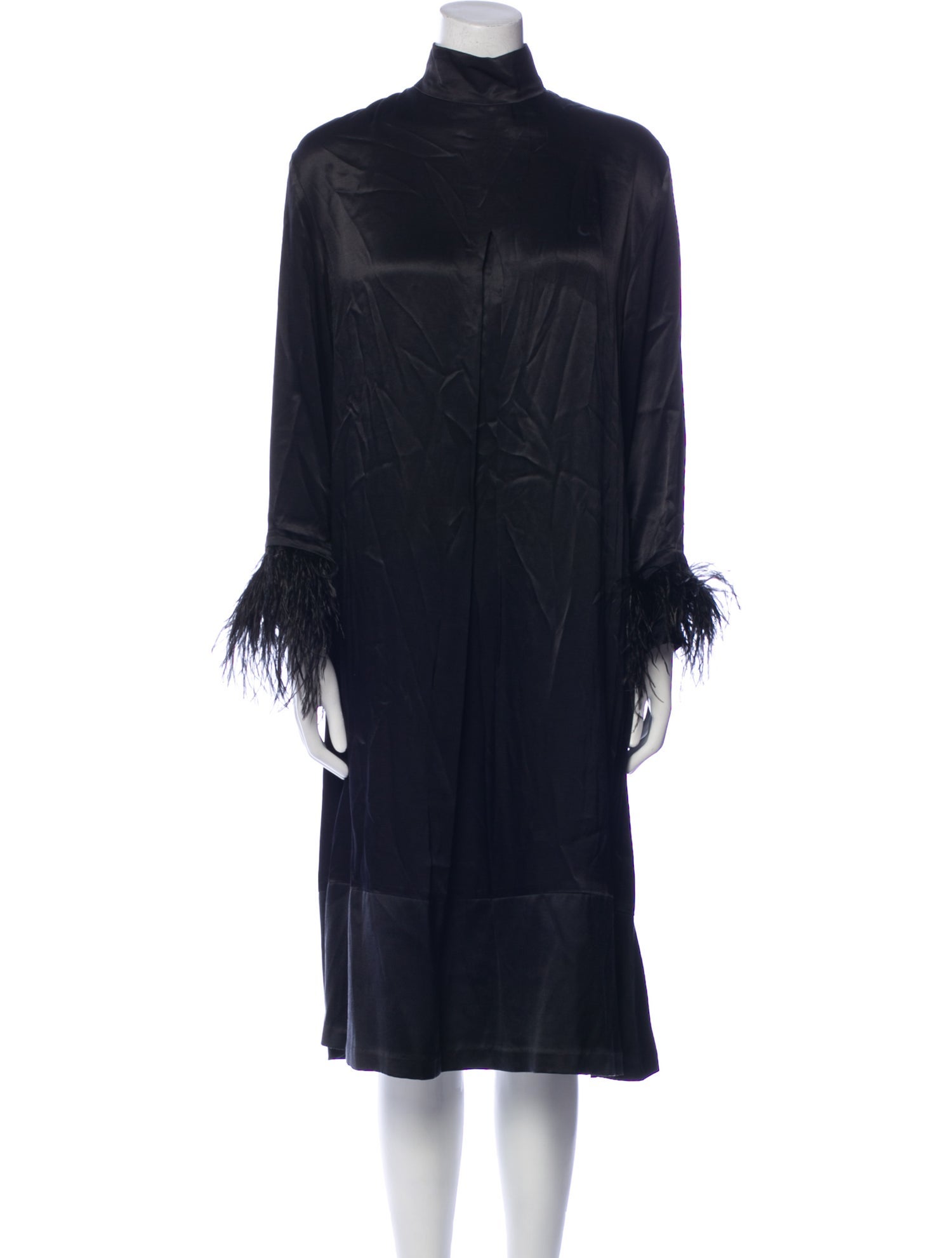Sleeper Feather Trim Robe