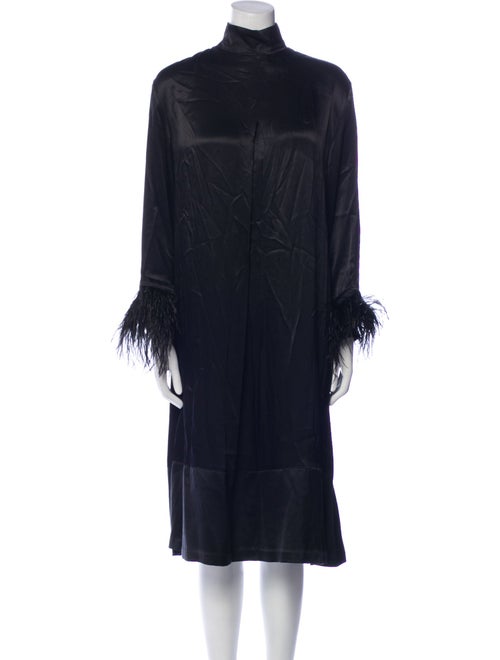 Sleeper Feather Trim Robe