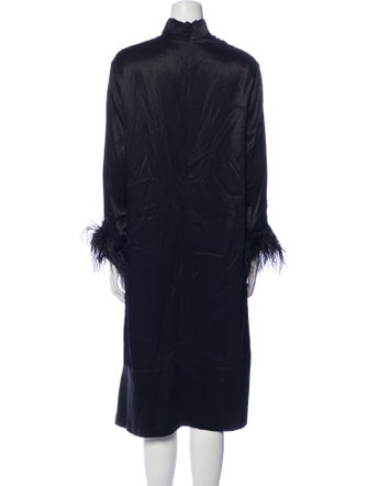 Sleeper Feather Trim Robe