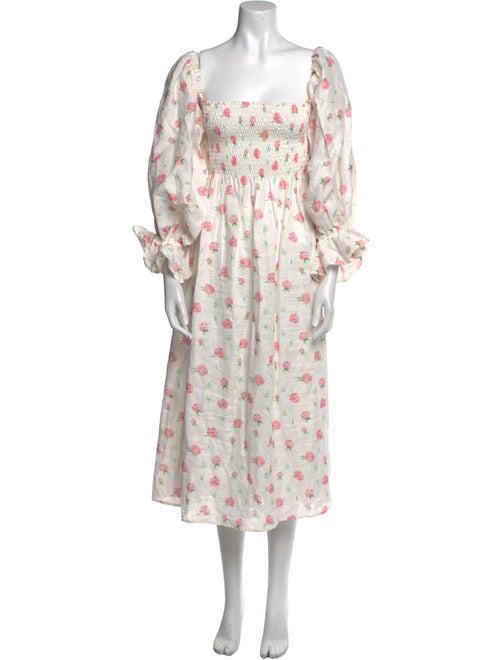 Sleeper Linen Midi Length Dress