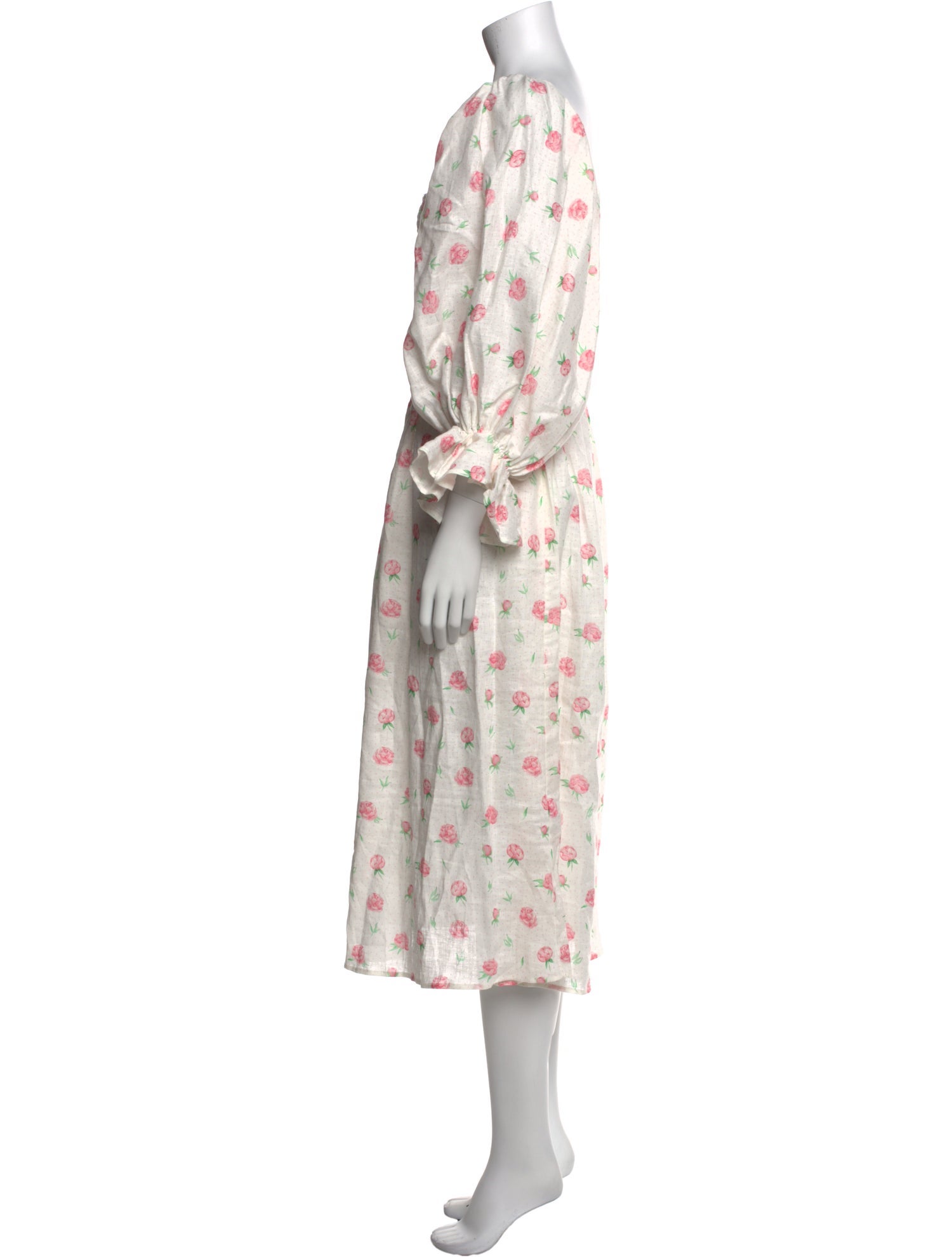 Sleeper Linen Midi Length Dress