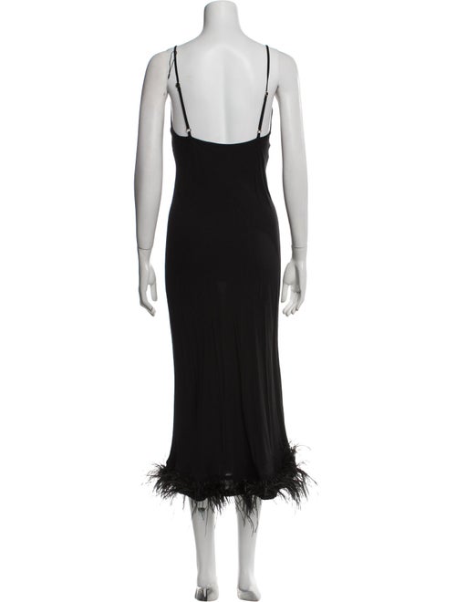 Sleeper V-Neck Long Dress