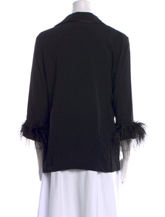 Sleeper Three-Quarter Sleeve Button-Up Top