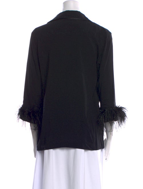 Sleeper Three-Quarter Sleeve Button-Up Top