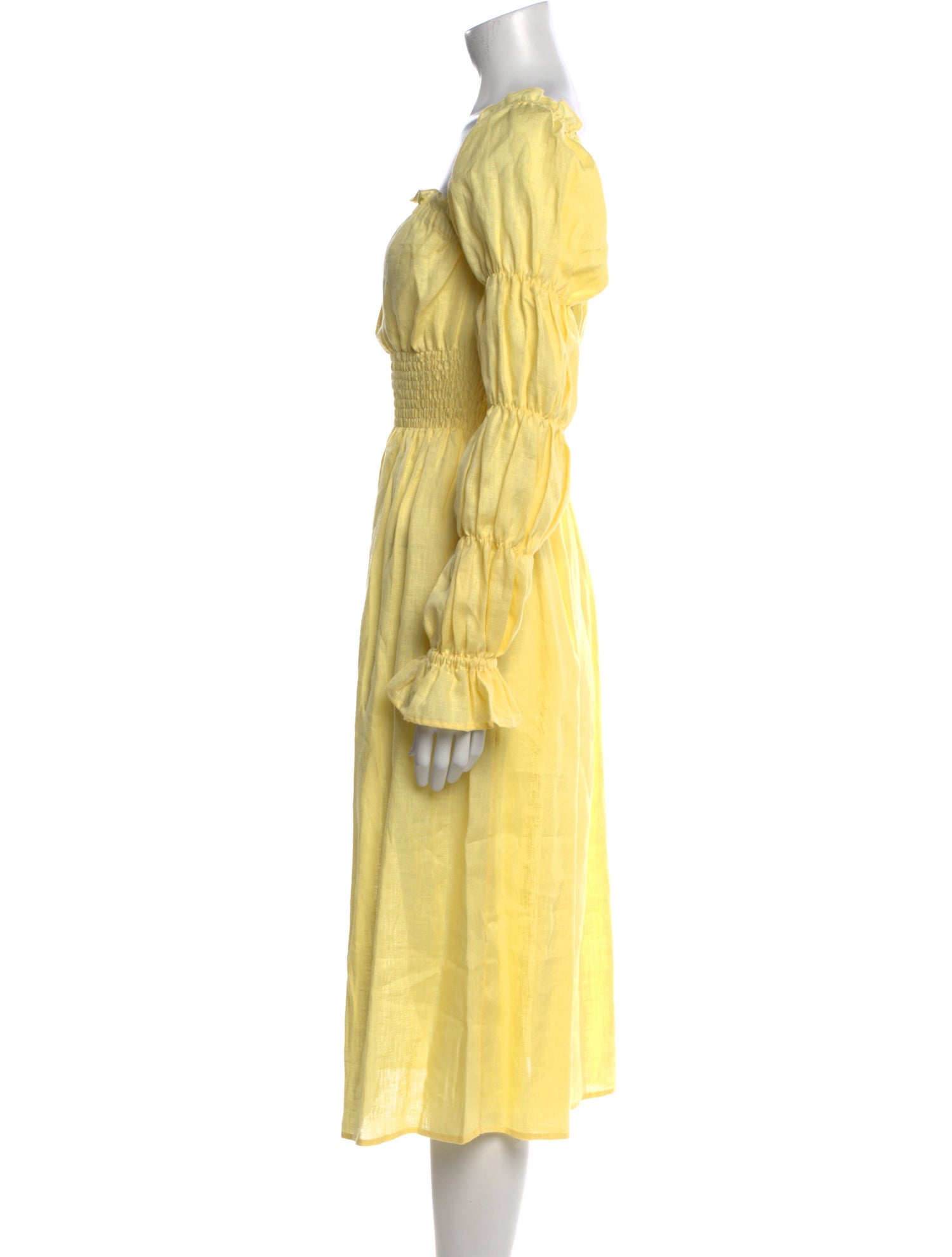 Sleeper Linen Midi Length Dress