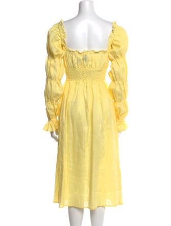 Sleeper Linen Midi Length Dress