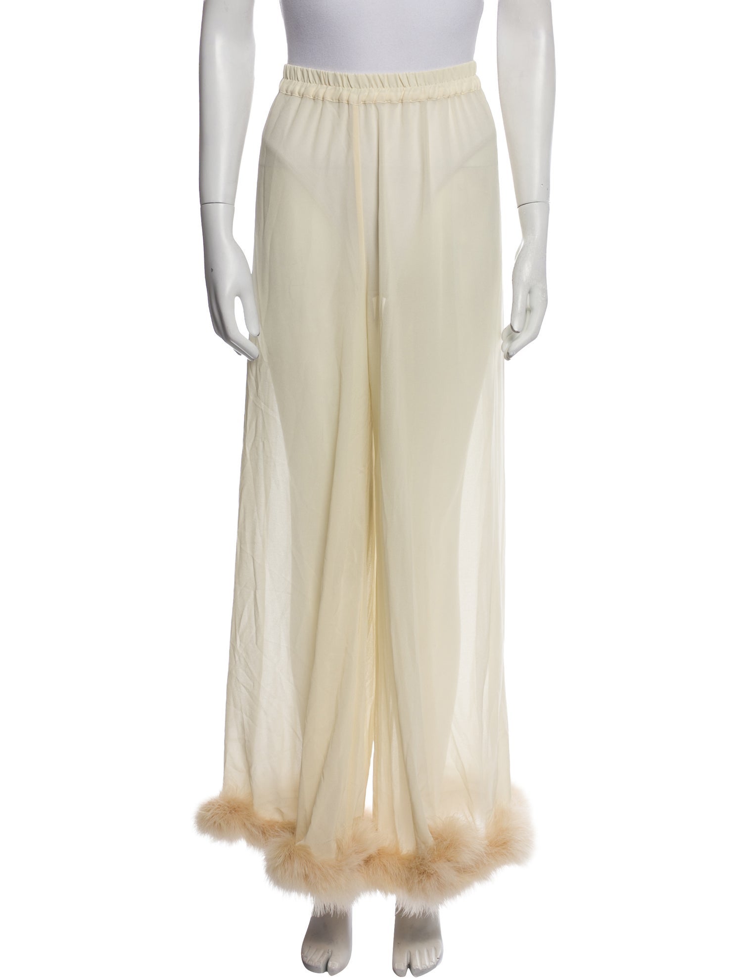 Sleeper Feather Trim Sweatpants