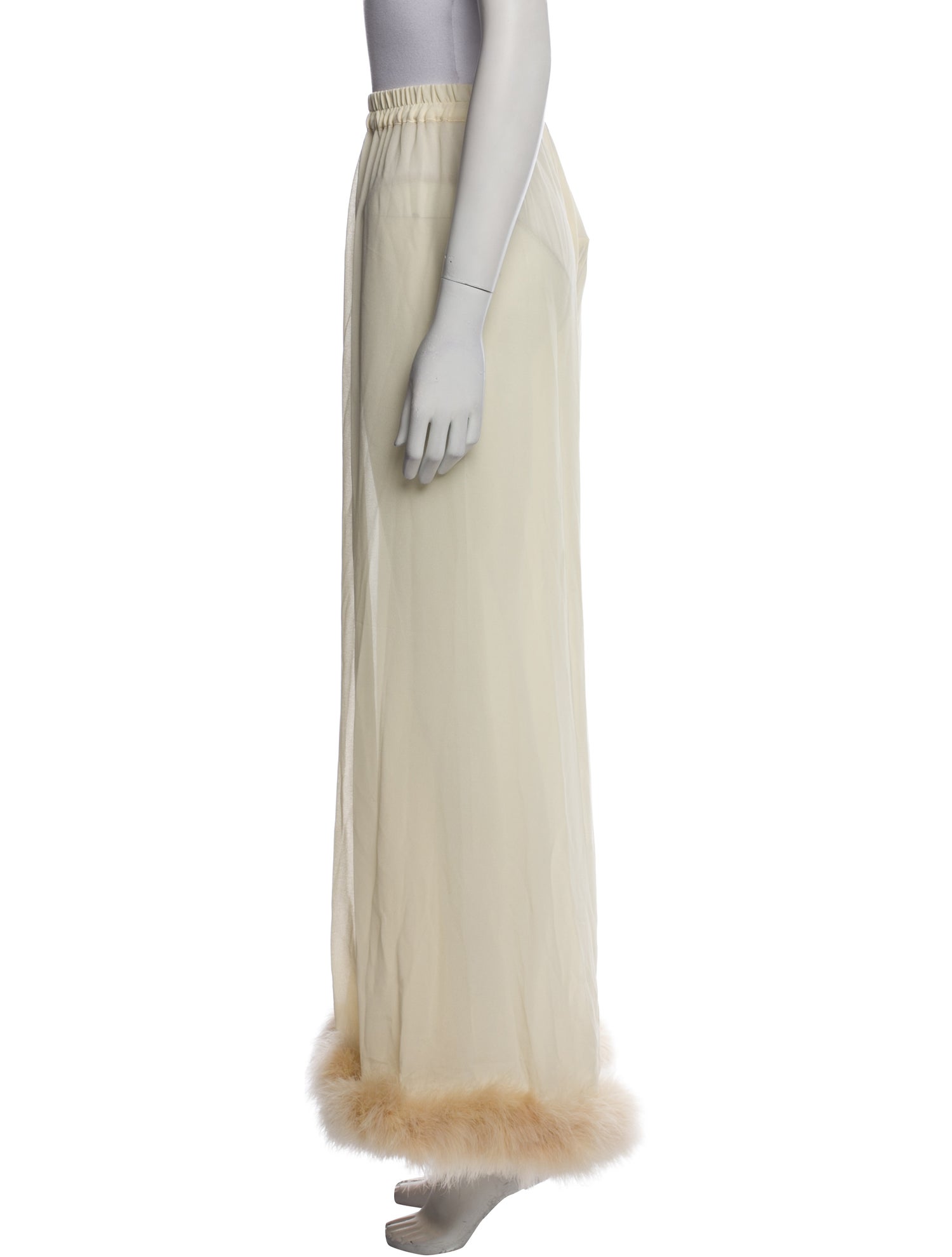 Sleeper Feather Trim Sweatpants