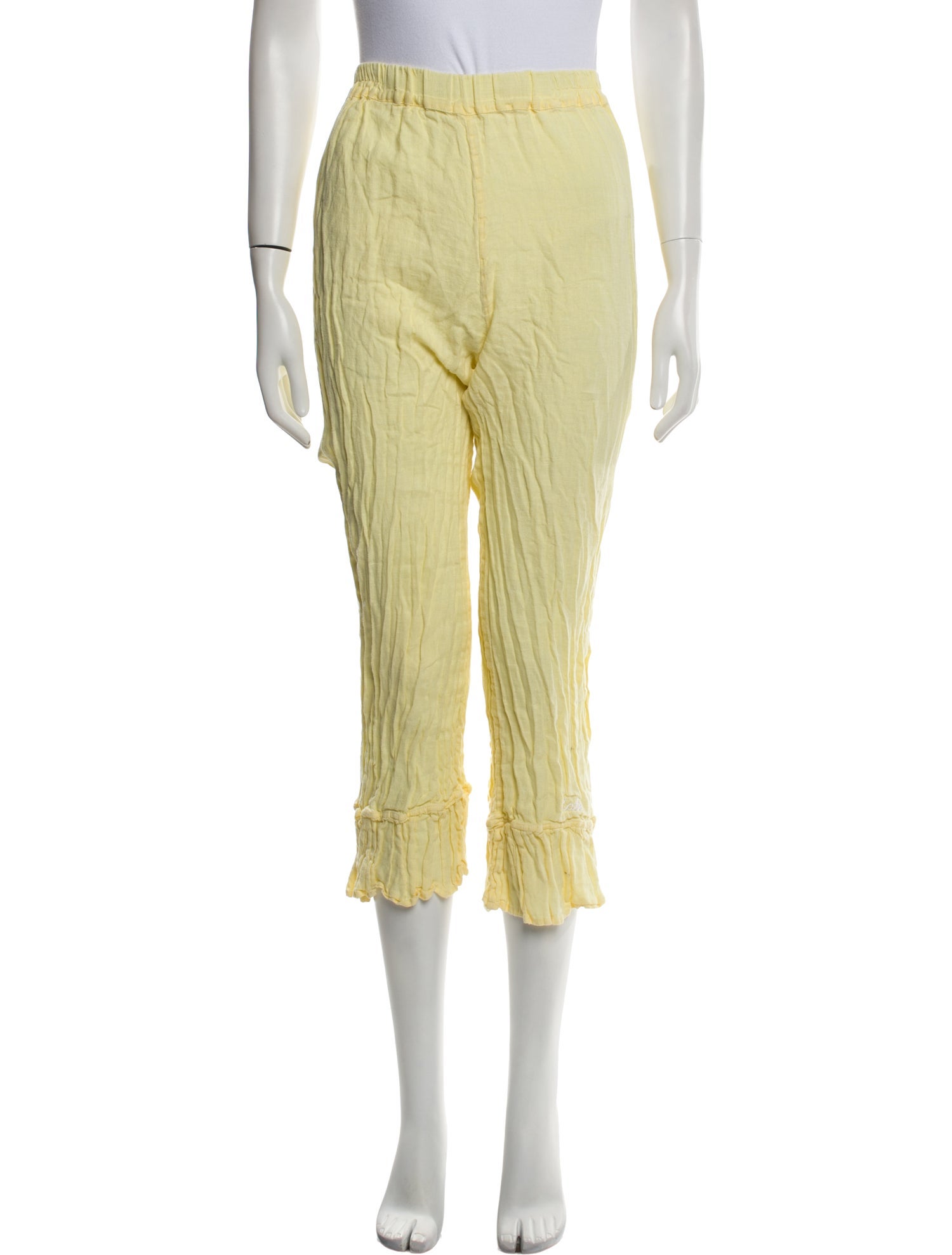 Sleeper Linen Embroidered Accent Sweatpants