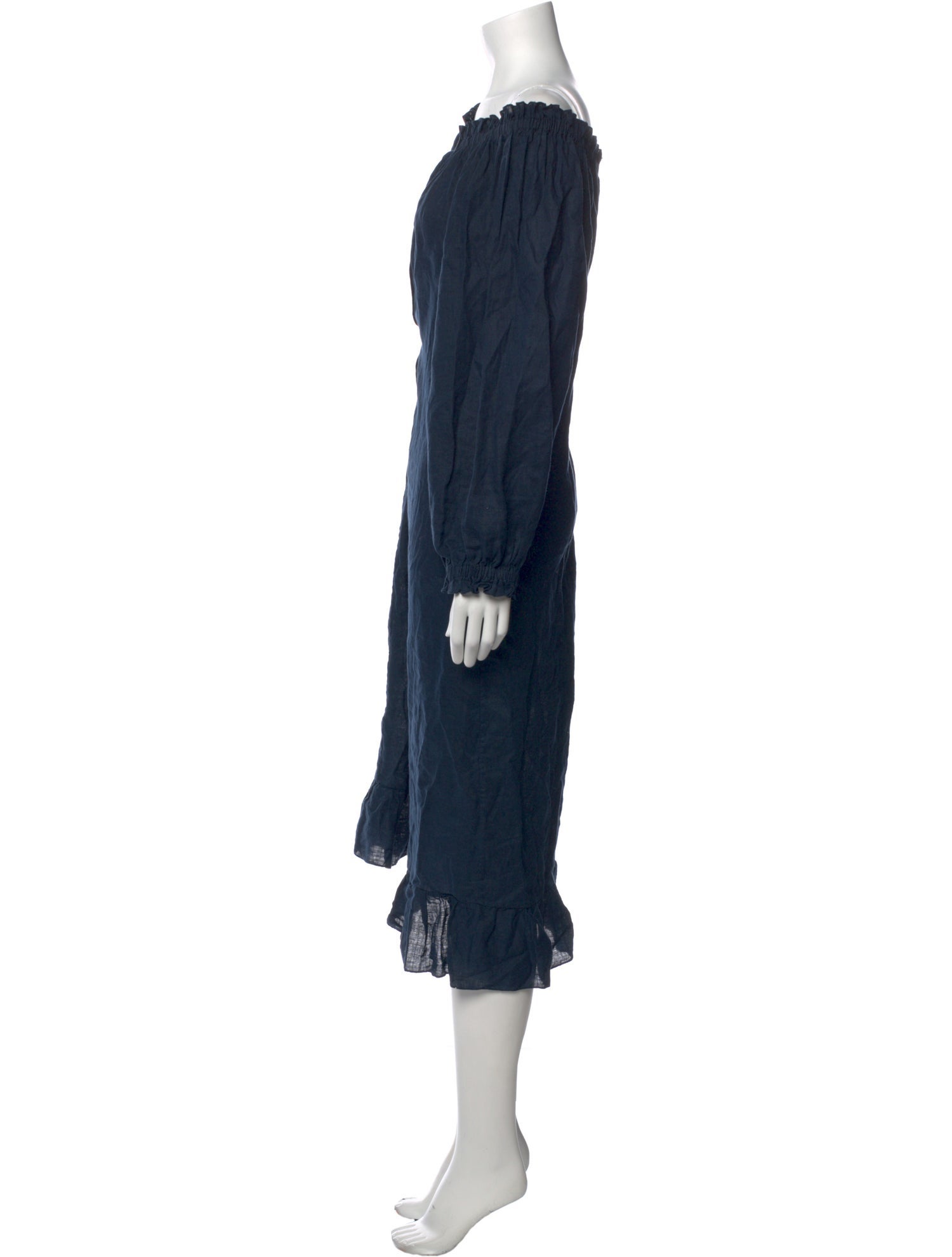 Sleeper Linen Midi Length Dress