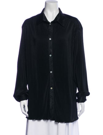 Sleeper Long Sleeve Button-Up Top