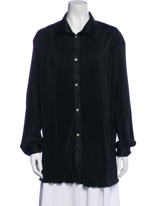 Sleeper Long Sleeve Button-Up Top