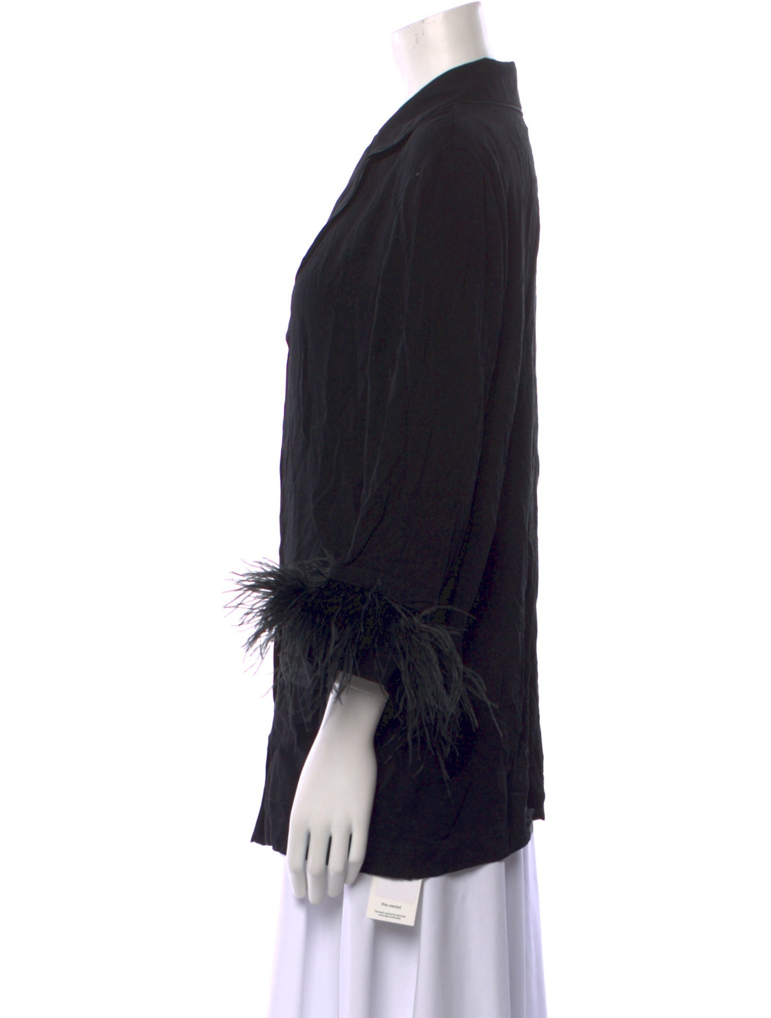 Sleeper Three-Quarter Sleeve Button-Up Top