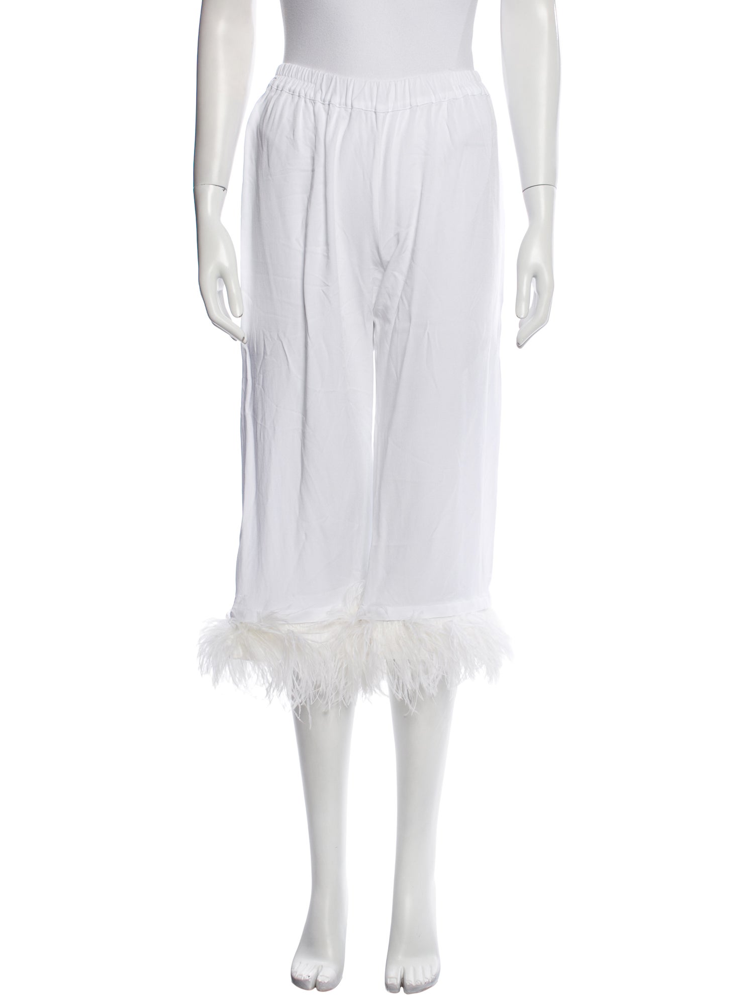 Sleeper Feather Trim Pajamas