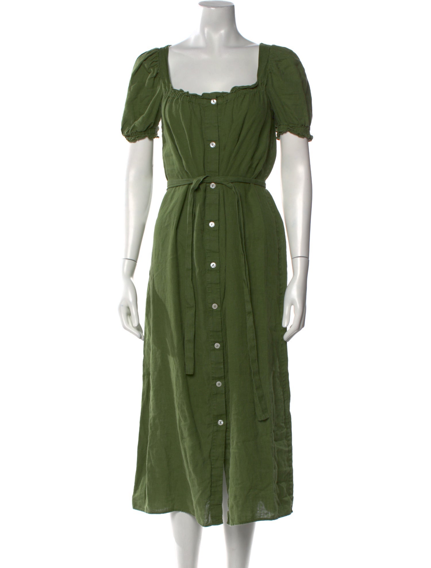 Sleeper Linen Midi Length Dress