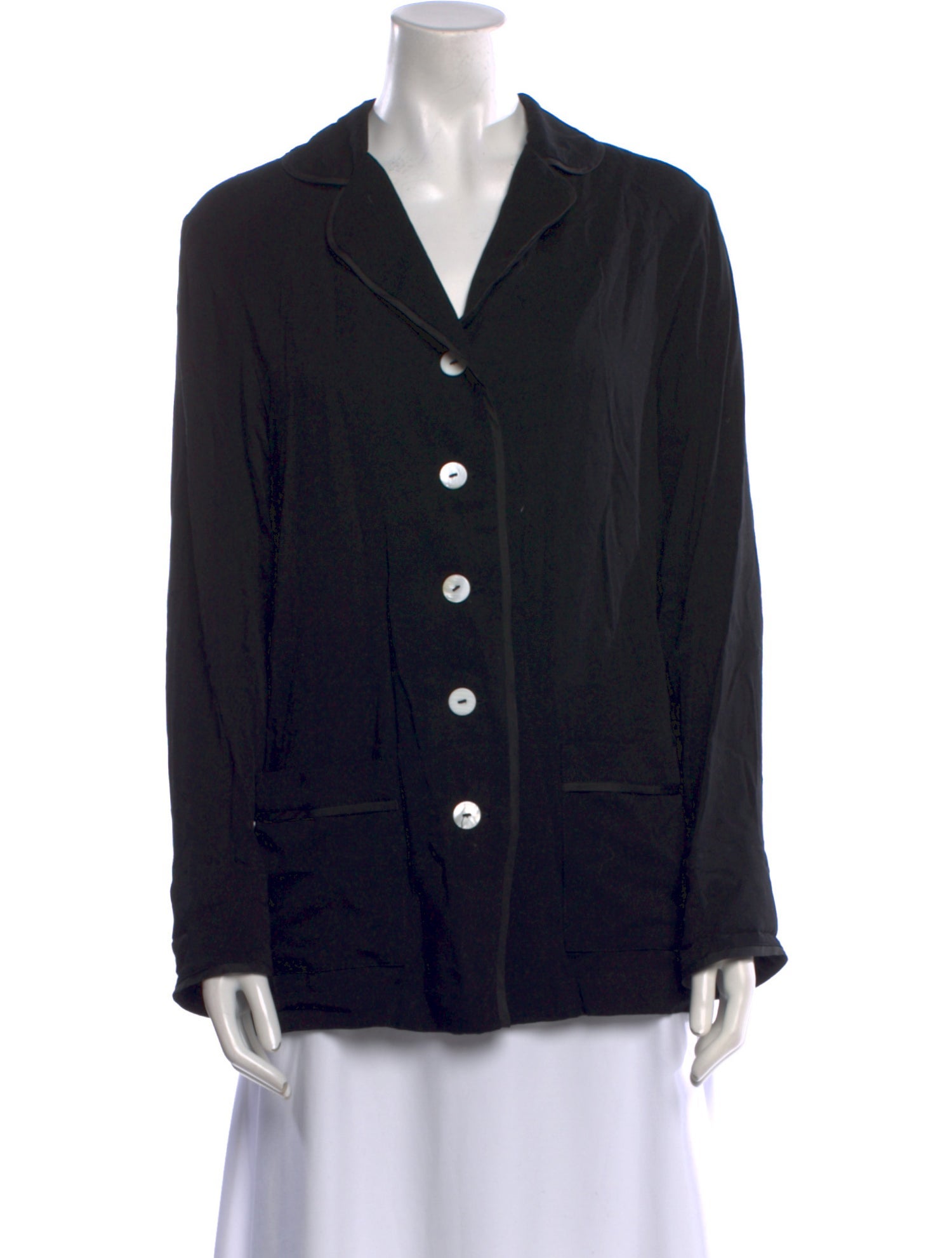 Sleeper Long Sleeve Button-Up Top
