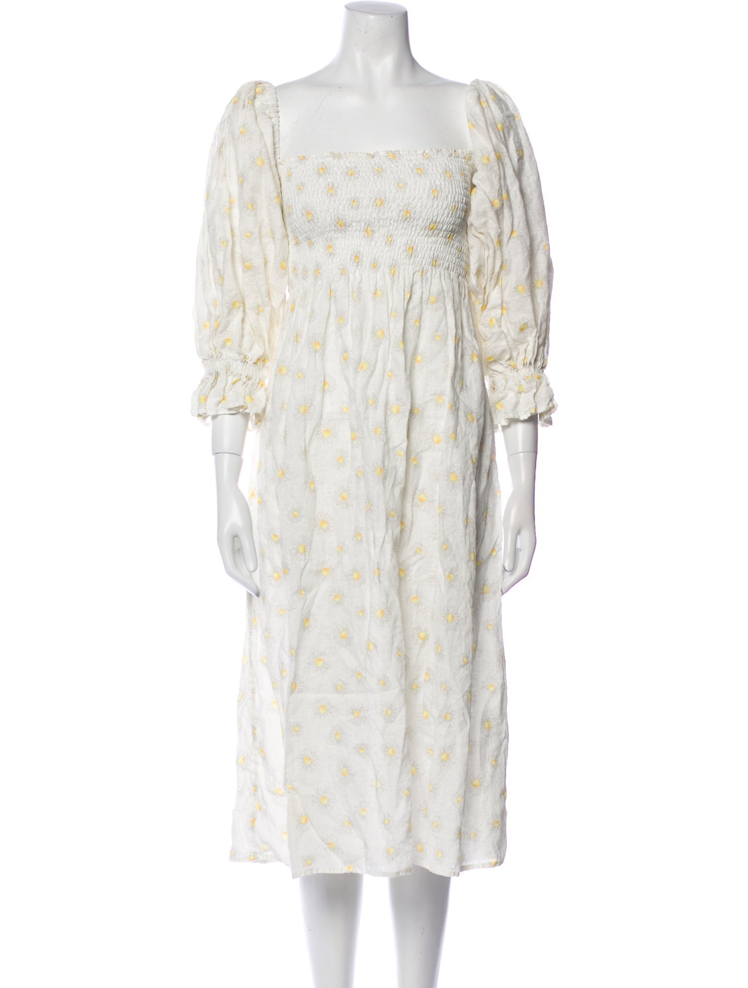 Sleeper Linen Midi Length Dress