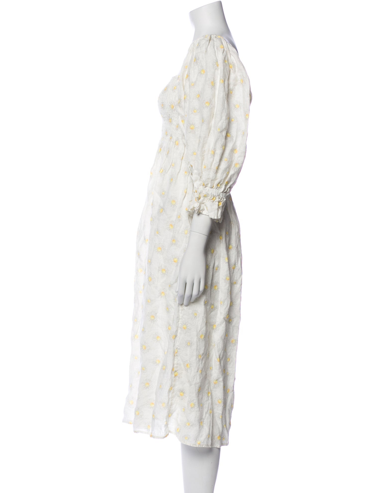 Sleeper Linen Midi Length Dress