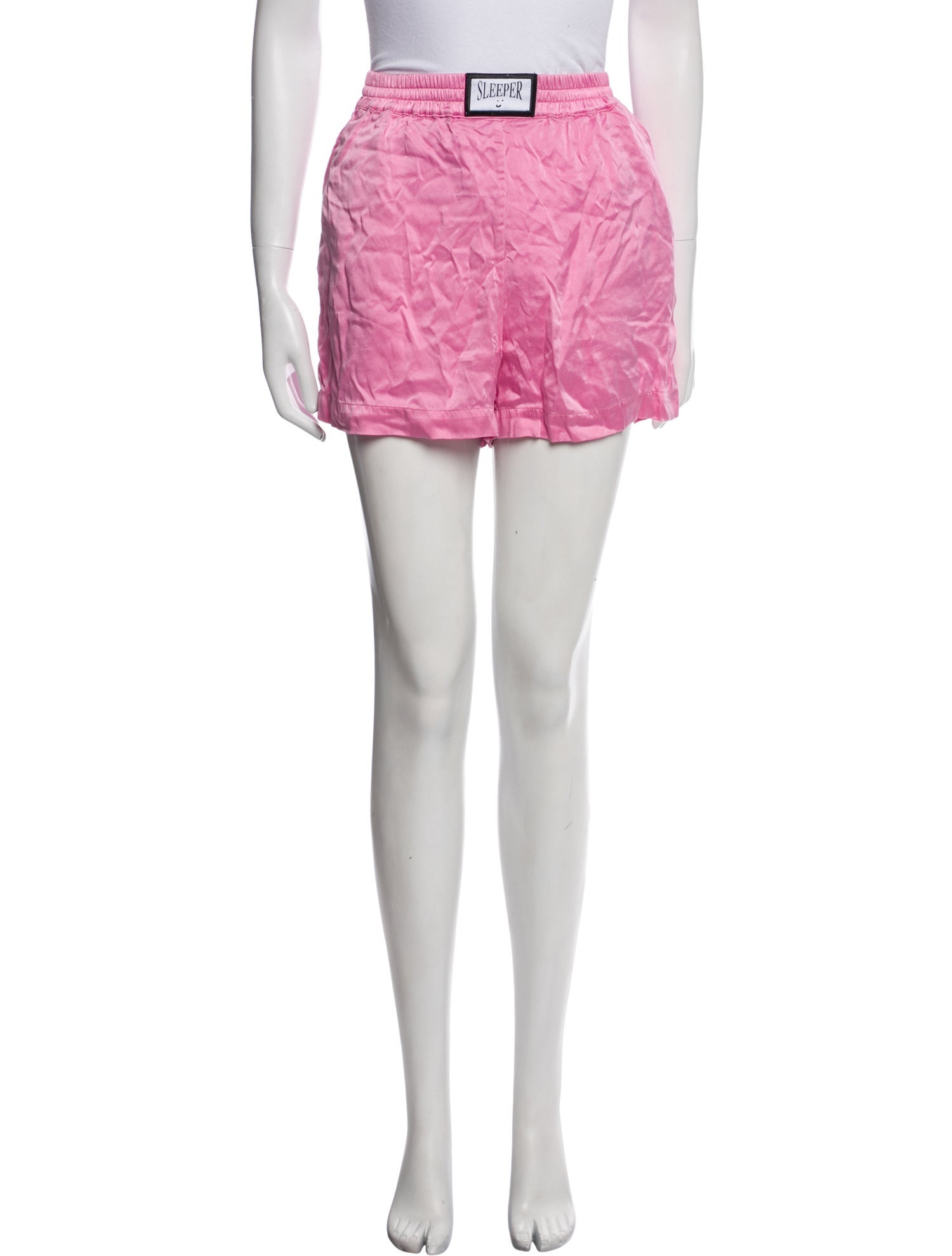 Sleeper Silk Ruffle Embellishment Pajamas