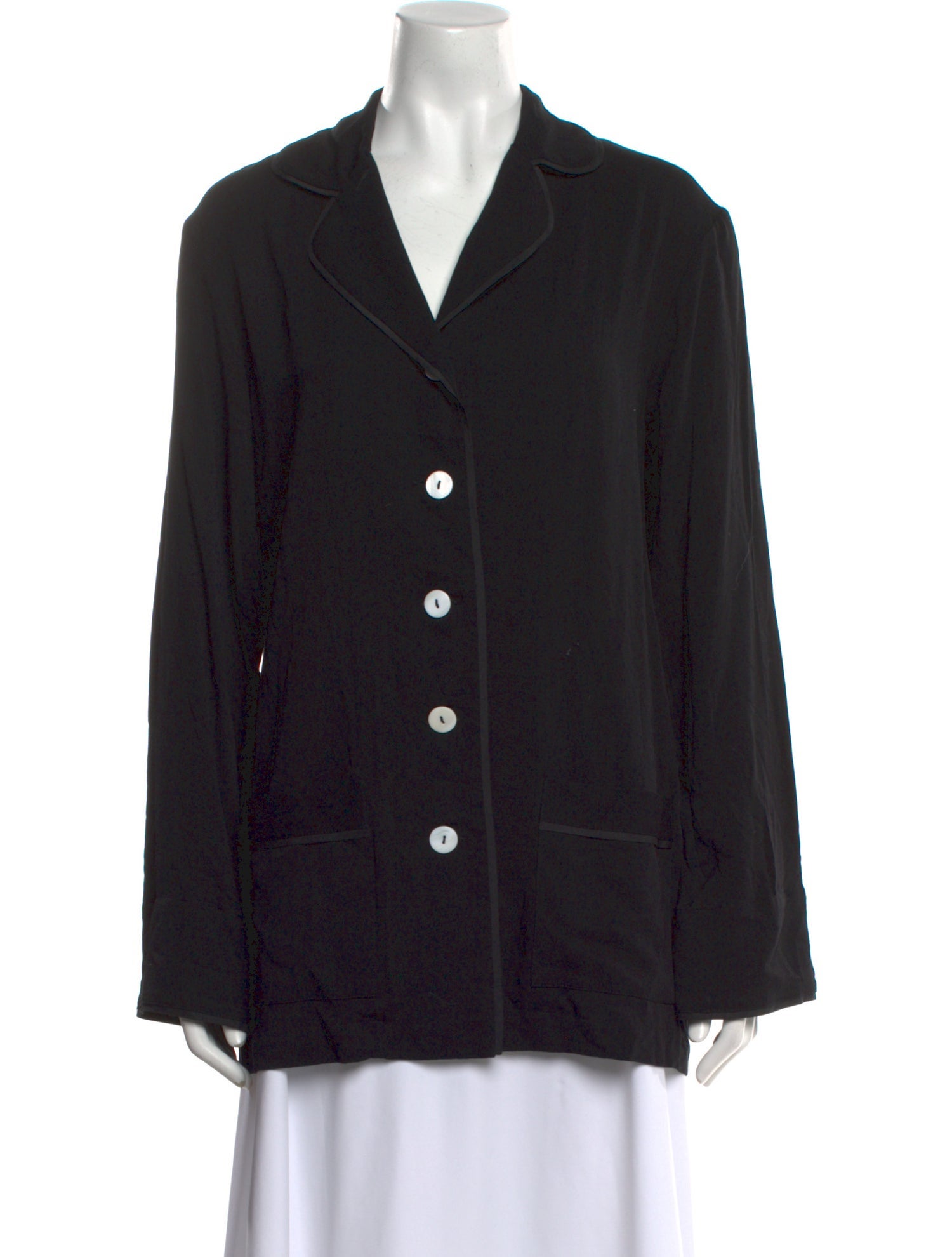 Sleeper Long Sleeve Button-Up Top