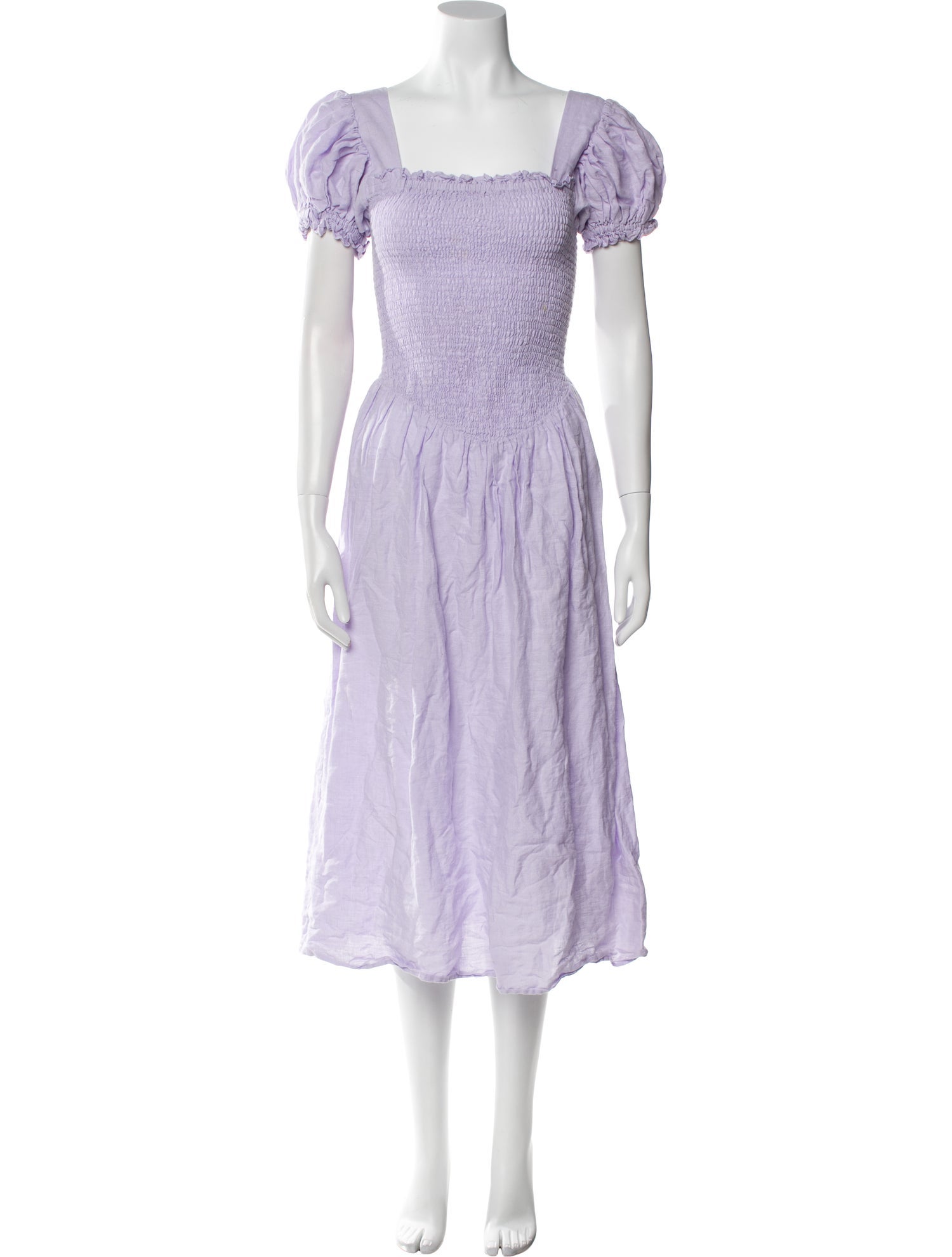 Sleeper Linen Midi Length Dress