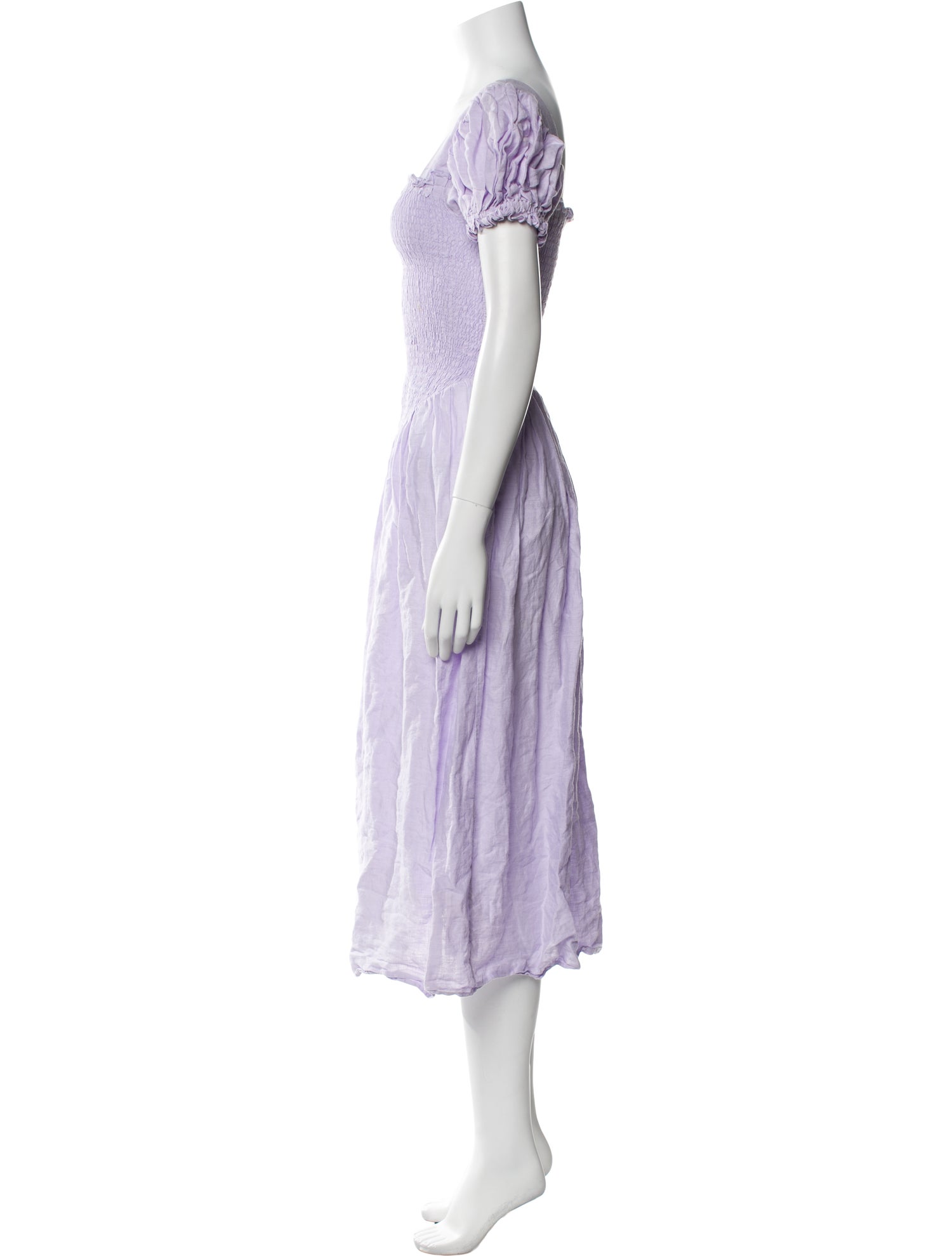 Sleeper Linen Midi Length Dress