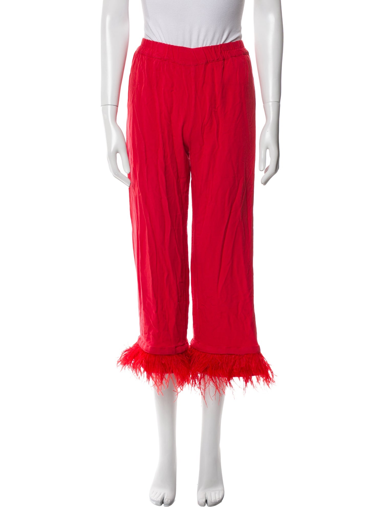 Sleeper Feather Trim Pajamas