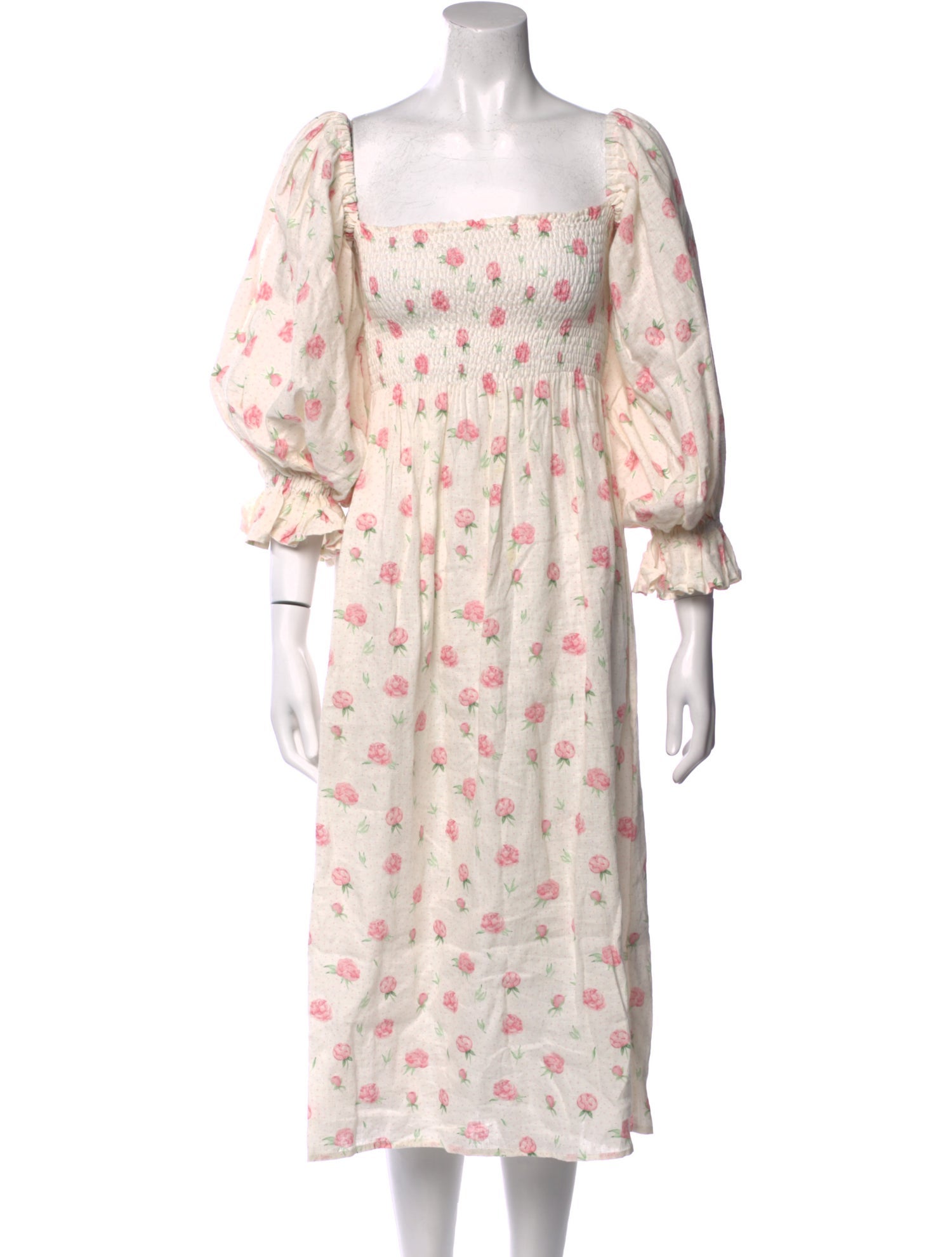 Sleeper Linen Midi Length Dress