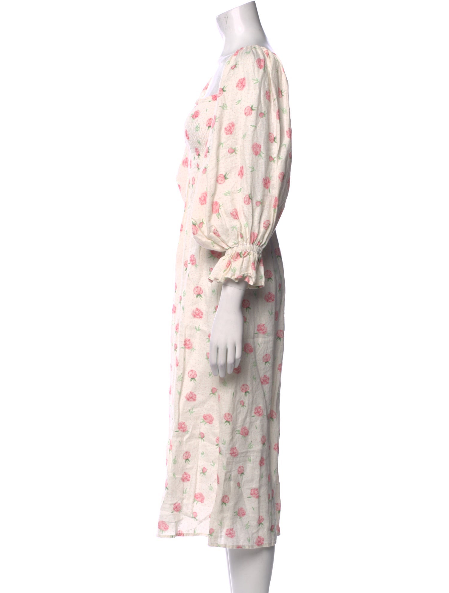Sleeper Linen Midi Length Dress