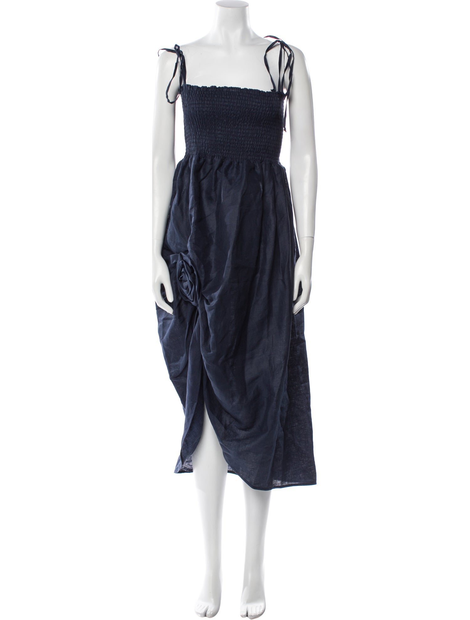 Sleeper Linen Midi Length Dress