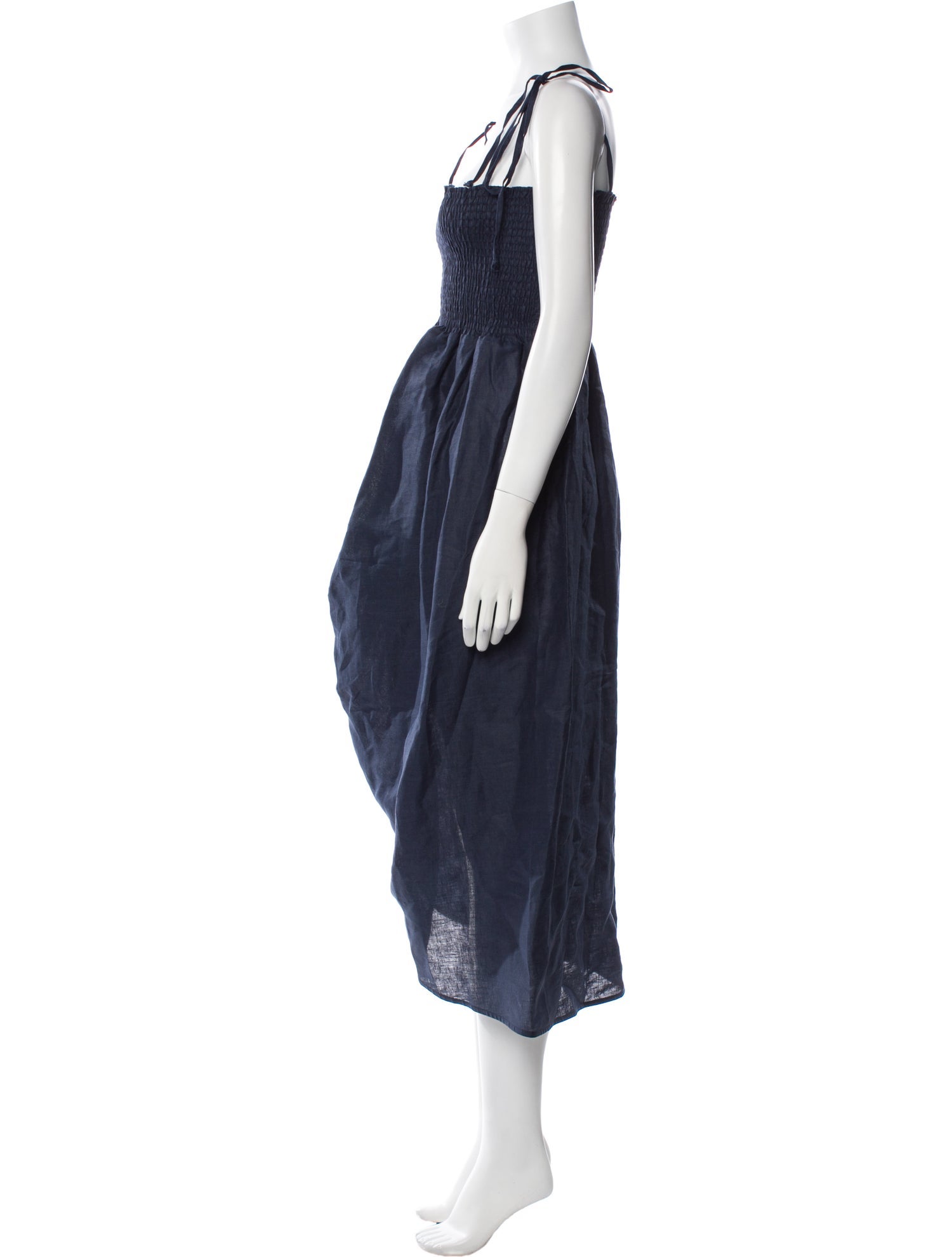 Sleeper Linen Midi Length Dress