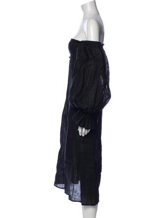 Sleeper Linen Midi Length Dress