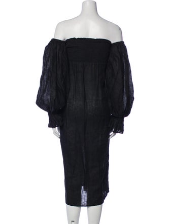 Sleeper Linen Midi Length Dress