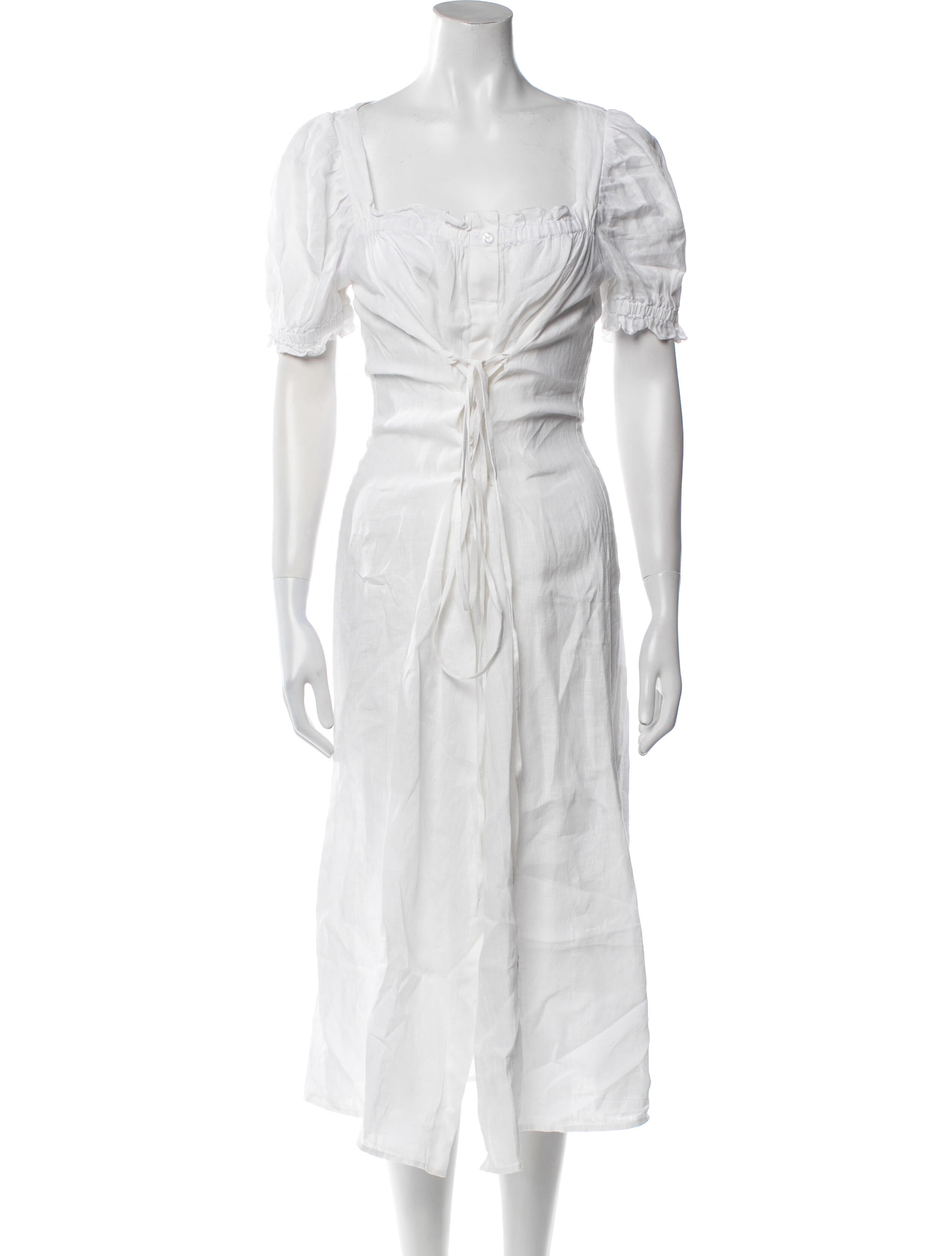 Sleeper Linen Midi Length Dress